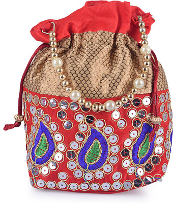 

HAPHAE Attractive potli bag Potli(Orange)