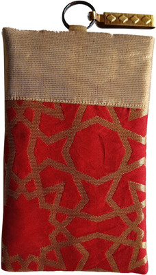

Mahadev Exports Mobile pouch with zip behind Mobile Pouch(Red)