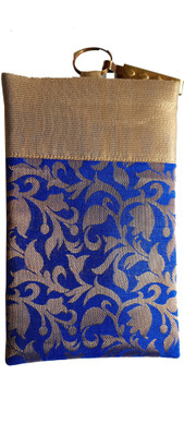 

Mahadev Exports Mobile pouch with zip behind Mobile Pouch(Blue)