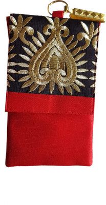 

Mahadev Exports Mobile pouch with zip behind Mobile Pouch(Red)