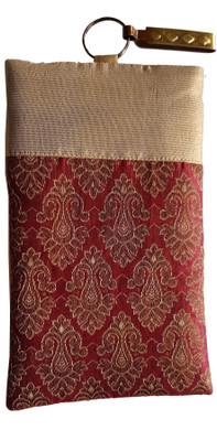 

Mahadev Exports Mobile pouch with zip behind Mobile Pouch(Maroon)