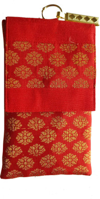 

Mahadev Exports Mobile pouch with zip behind Mobile Pouch(Red)
