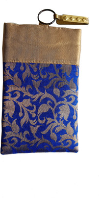 

Mahadev Exports Mobile pouch with zip behind Mobile Pouch(Blue)