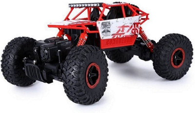 

Fabofly Rock Crawler Remote Control Rechargeable Monster Car(1:18) with Four Wheel Drive for kiddzz.(Multicolor)