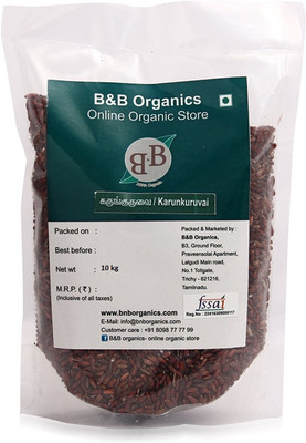 

BnB karun kuruvai Black Boiled Rice (Medium Grain, Boiled)(10 kg)