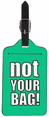 

Satyam Kraft Luggage tag, Bag Tag,travel accessories For Return Gift & Gifting (Pack Of 2) (Blue) Luggage Strap(Green)