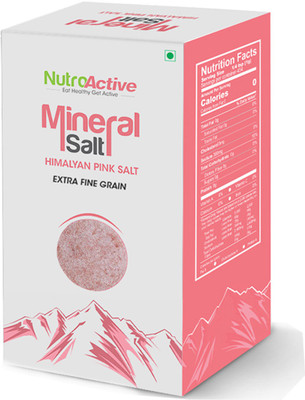 

NutroActive Mineral Salt (Himalayan Pink Salt) Extra Fine Grain 0 - 0.5 mm - 350 gm Himalayan Pink Salt(350 g)