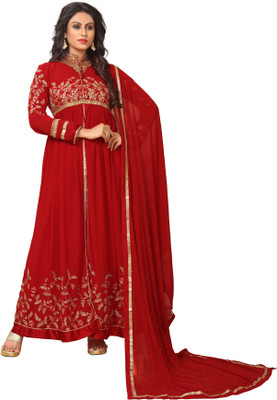 YOYO Fashion Anarkali Gown(Maroon) Flipkart