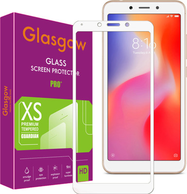 Glasgow Edge To Edge Tempered Glass for Mi Redmi 6A(Pack of 1)