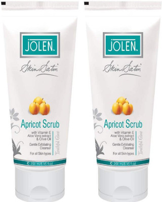 

Jolen Facial & Body Apricot Scrub with Vitamin-E Scrub(120 g)