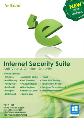 

ESCAN Internet Security 4 User 3 Years(CD/DVD)