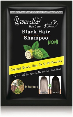 

Swarzstar Dark Black Hair Shampoo With Olive Oil and herbal shampoo(375 ml)