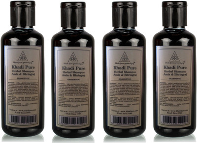 

Khadi Pure HERBAL AMLA & BHRINGRAJ SHAMPOO BY GRAMODYOG(840 ml)