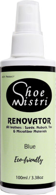 

Shoe Mistri Renovator Nubuck, Suede, Canvas, Synthetic Leather, Velour Shoe Renovator(Blue)