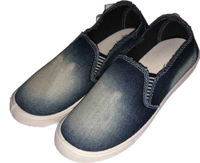 

Dahiya Slip On Sneakers For Men(Blue, Denim blue 10