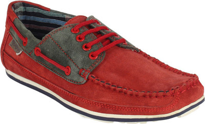 

Guava Boat Shoes For Men(Red, 05;red