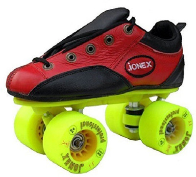 

Jonex Comfertable and Good Shoe Skate In-line Skates - Size 11(Multicolor), Black;red