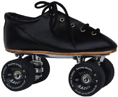 Jonex Boys 646 Fix Body Size 12 Quad Roller Skates - Size 12 UK(Black)