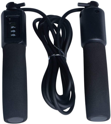 

QUINERGYS ® Digital Counter Jump Rope Skipping Ropes Freestyle Skipping Rope(Black, Length: 320 cm), Multicolor-51