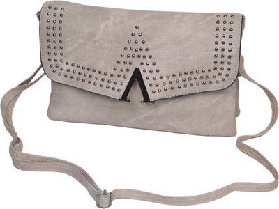 

Blossom Women Casual Grey PU Sling Bag