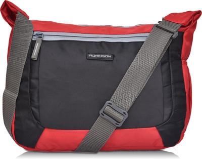 Adamson Men & Women Casual Black Polyester Sling Bag