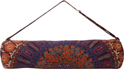 

Shreeji Cotton Printed Yoga Mat Bag Yoga Mat Bag(Multicolor, Kit Bag), Blue;maroon