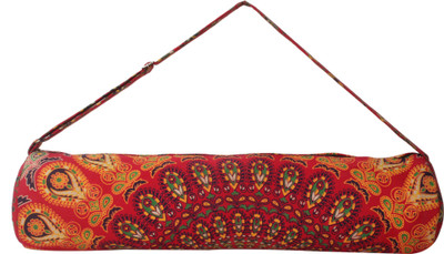

Shreeji Cotton Printed Yoga Mat Bag Yoga Mat Bag(Multicolor, Kit Bag), Green;red
