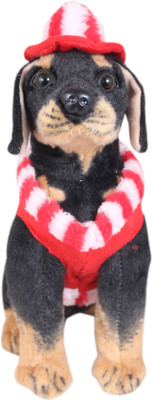 

Tickles Adorable Dressed Dog 25 cm - 25 cm(Black)