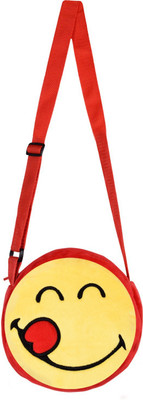 

Smiley World Hungry Expression Sling Bag by Ultra - 8 inch(Multicolor)
