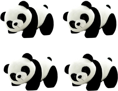 

MEGAEMART PANDA ANIMAL SOFT TOY PACK OF 4 - 40 cm(Multicolor)