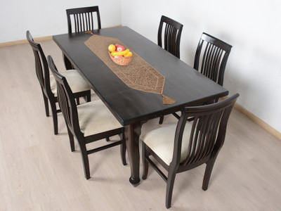 KUBER INDUSTRIES Brown 102 Table Runner(Velvet)