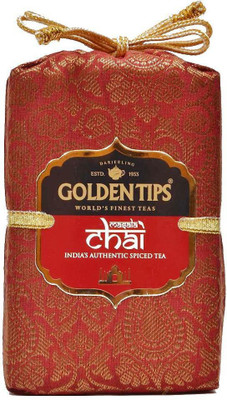 

Golden Tips Black CTC - Brocade Bag, 125g Spices Masala Tea(125 g, Box)