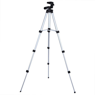 

Crizar Tripod-3110 Tripod Stand 360 Degree 940mm Extendable Stretch Tripod(Silver, Supports Up to 1500)