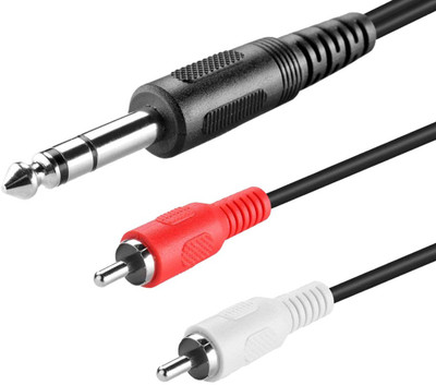 

TNP Products TV-out Cable CBL_63M_2RCAM_6FT(Black, For DVD)