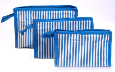 

Pretty Krafts Shaving kit & Makeup Box Vanity Box(Blue)