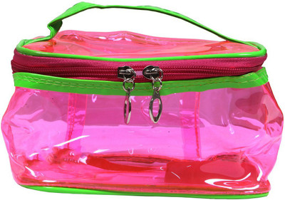 

Pretty Krafts Pink Color Makeup cum Vanity Box(Pink)
