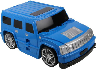 

Bestie Toys Multifunctional Kids Hummer Car Shape Travel Case Plus Fun Model Pull along(Multicolor)