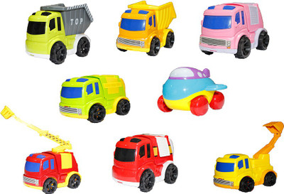 

TOYZTREND FRICTION POWERED URBAN TRANSPORT SET OF 8 CONSTRUCTION AND PUBLIC SERVICE VEHICLES(Multicolor)