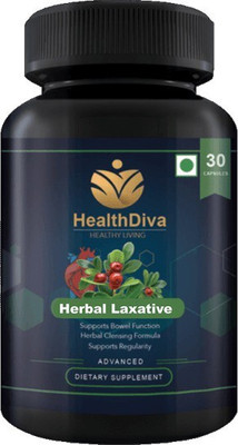 

HealthDiva Herbal Laxactive - Herbal Clensing Formula, Support Bowel Function(30 No)