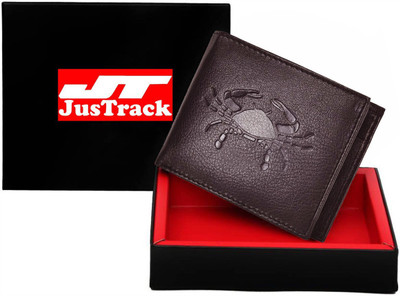 

JusTrack Men Casual Brown Genuine Leather Wallet(1 Card Slot)