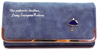 

Ambrosia Women Blue Artificial Leather Wallet(8 Card Slots)