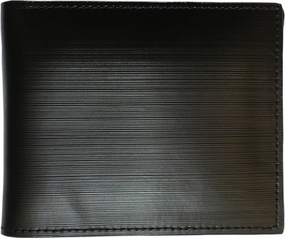 

LEX TAVIS Men Casual Black Genuine Leather Wallet(9 Card Slots)