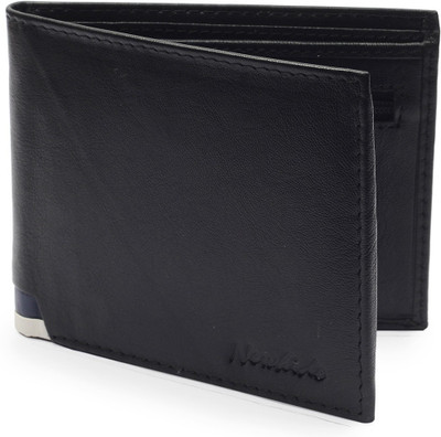 

Newhide Men Casual Black Genuine Leather Wallet(6 Card Slots)