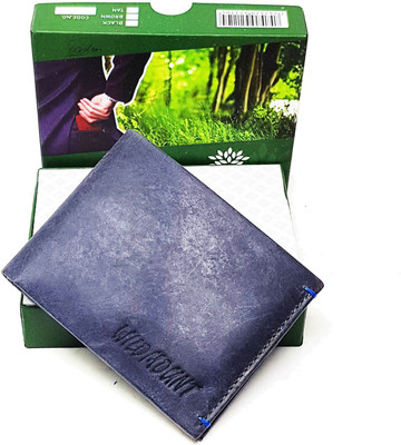

Wildmount Men Casual Blue Genuine Leather Wallet(12 Card Slots)