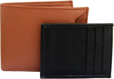 

beautylife Men Formal Tan Artificial Leather Wallet(7 Card Slots)