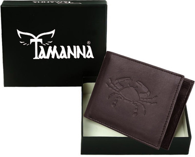 

Tamanna Men Casual Brown Genuine Leather Wallet(1 Card Slot)