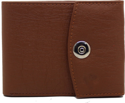 

MS Men Formal Tan Artificial Leather Wallet(6 Card Slots)