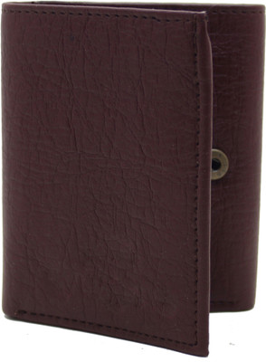 MS Men Casual Brown Artificial Leather Wallet(4 Card Slots)