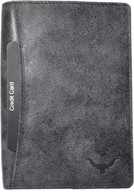 

CADROHIDES Men Casual Grey Genuine Leather Document Holder(7 Card Slots)