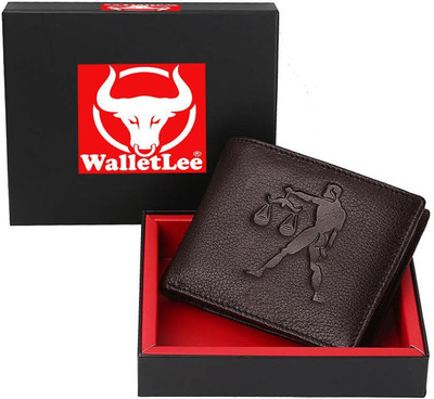 

WalletLee Men Casual Brown Genuine Leather Wallet(1 Card Slot)